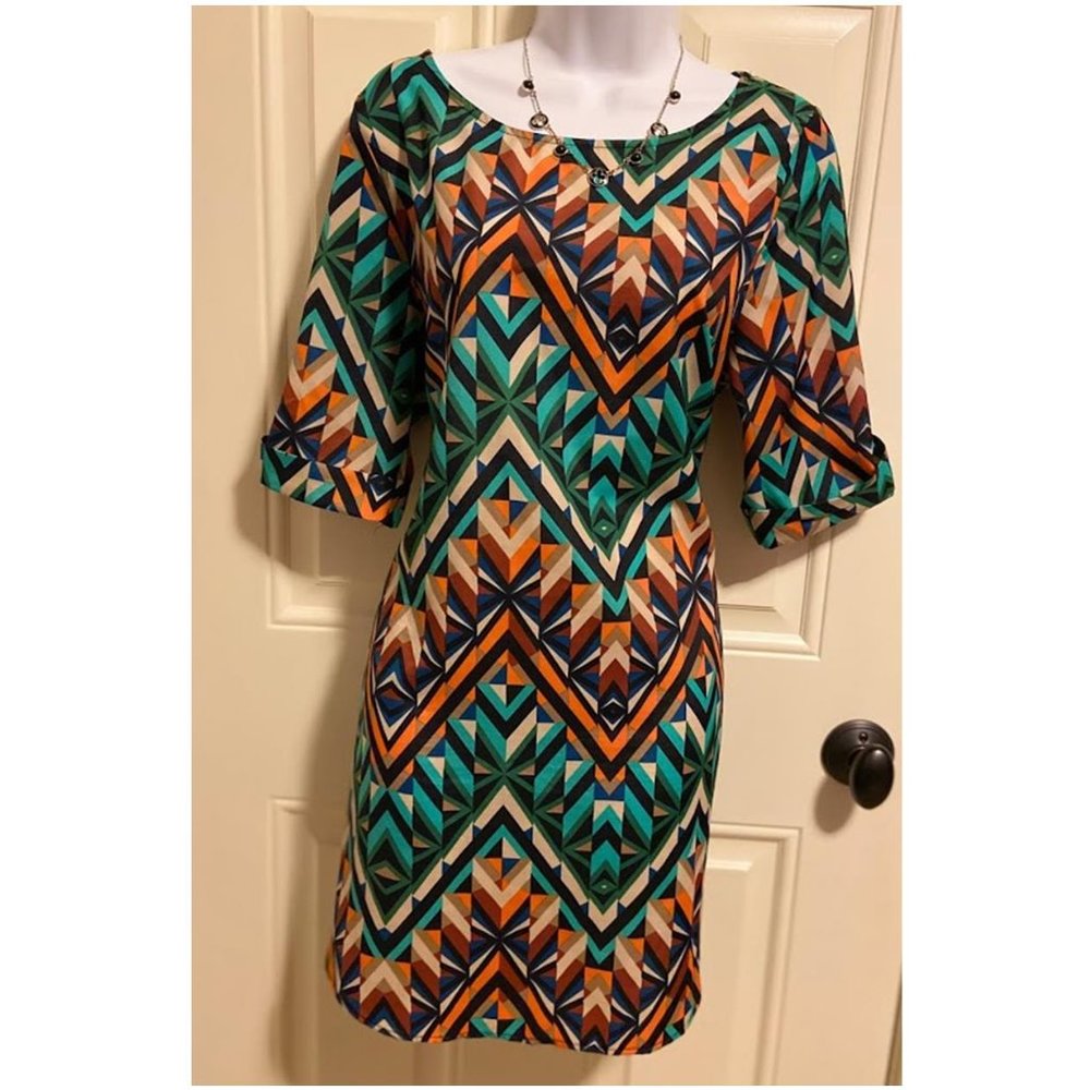 Women's Printed Shift Dress